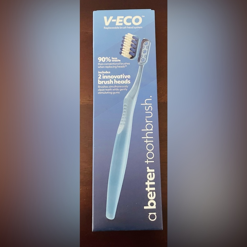 Brand New In Sealed Box V-ECO Replaceable Brush Head System